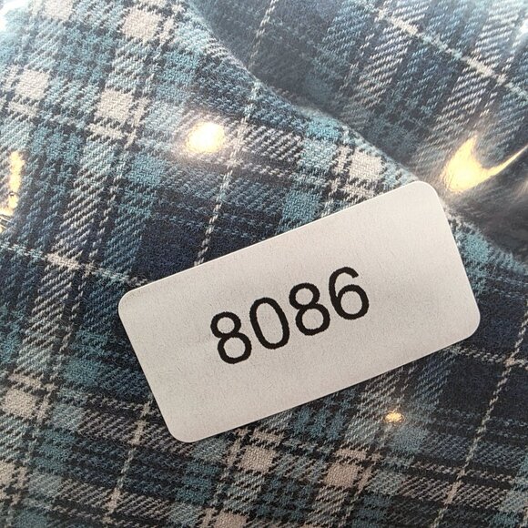 Mens Red Head Blue White Plaid Flannel Shirt Button Down Long Sleeve Size XL - Picture 8 of 8